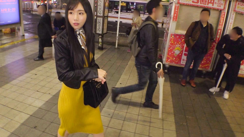 【初撮】夜の渋谷で見つけた27歳お姉さんのノリが神すぎ！路上キスからの衝動的密着ベッド