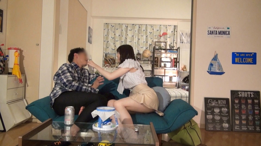 【連れ込み実録】酒好きノリノリ美少女を部屋へ！「負けたらエロい事ね」と誘惑した結果