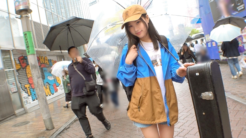 【初撮】音楽専門学生なつか(21)をナンパ！アコギを置いて絶頂快楽へ…マン汁溢れる極小密林に激ピストン！