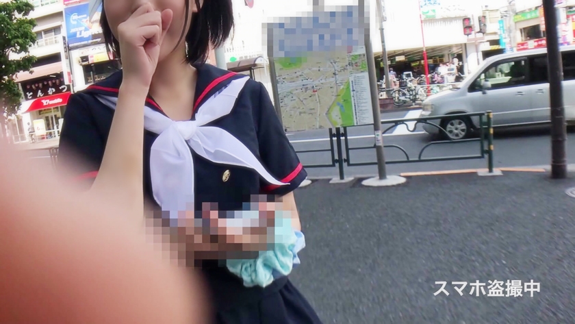 【突撃個撮】ビラ配りアイドルの生ハメ誘惑！パイパン特有の快感に理性が崩壊して突きまくった記録～ゆあ～