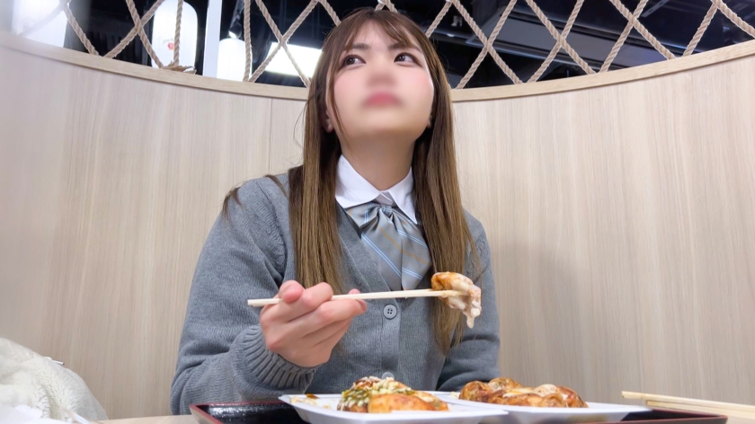 ちなつ、成長が止まらないHカップ。透けエロ姿で喘ぎ散らし、キツマンに流し込むパイ射