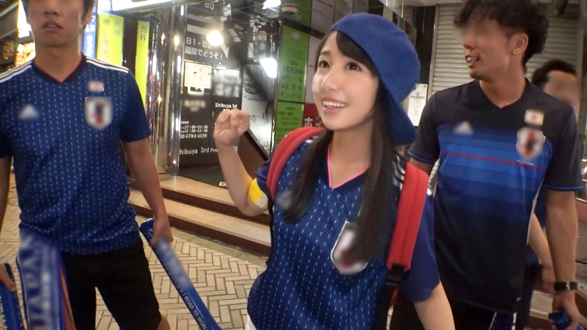 【商学部20歳】チア部の美巨乳あやかと祝杯3Pセックス！W杯の興奮でアヘイキ絶頂させた一部始終