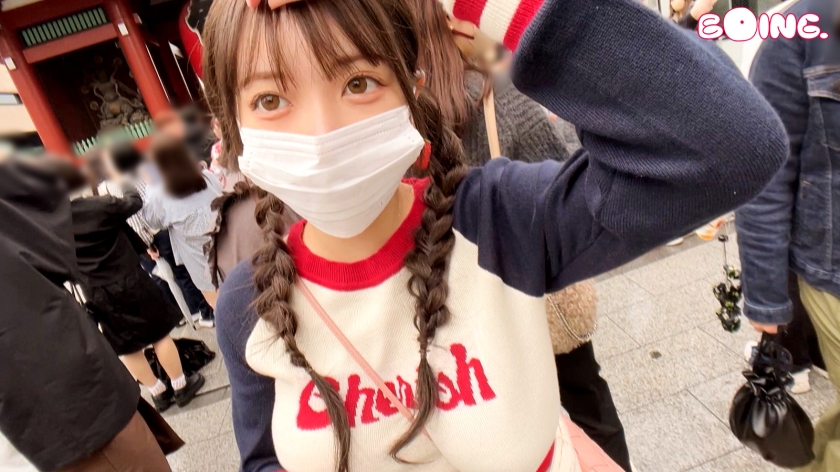 20歳のHカップ美少女・りむ。浅草デート中にノーブラ露呈→コスプレ姿でパイズリ＆潮吹きまみれの濃厚本番。