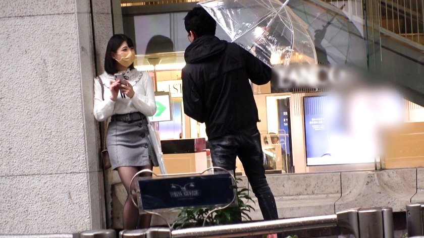 【初撮】21歳劇団員の清楚美女が豹変…！パパ活待ちを誘い出しホテルで激変SEX